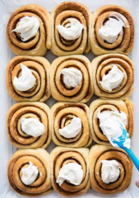 12 Pack of Cinnamon Rolls/Cream Cheese Frosting