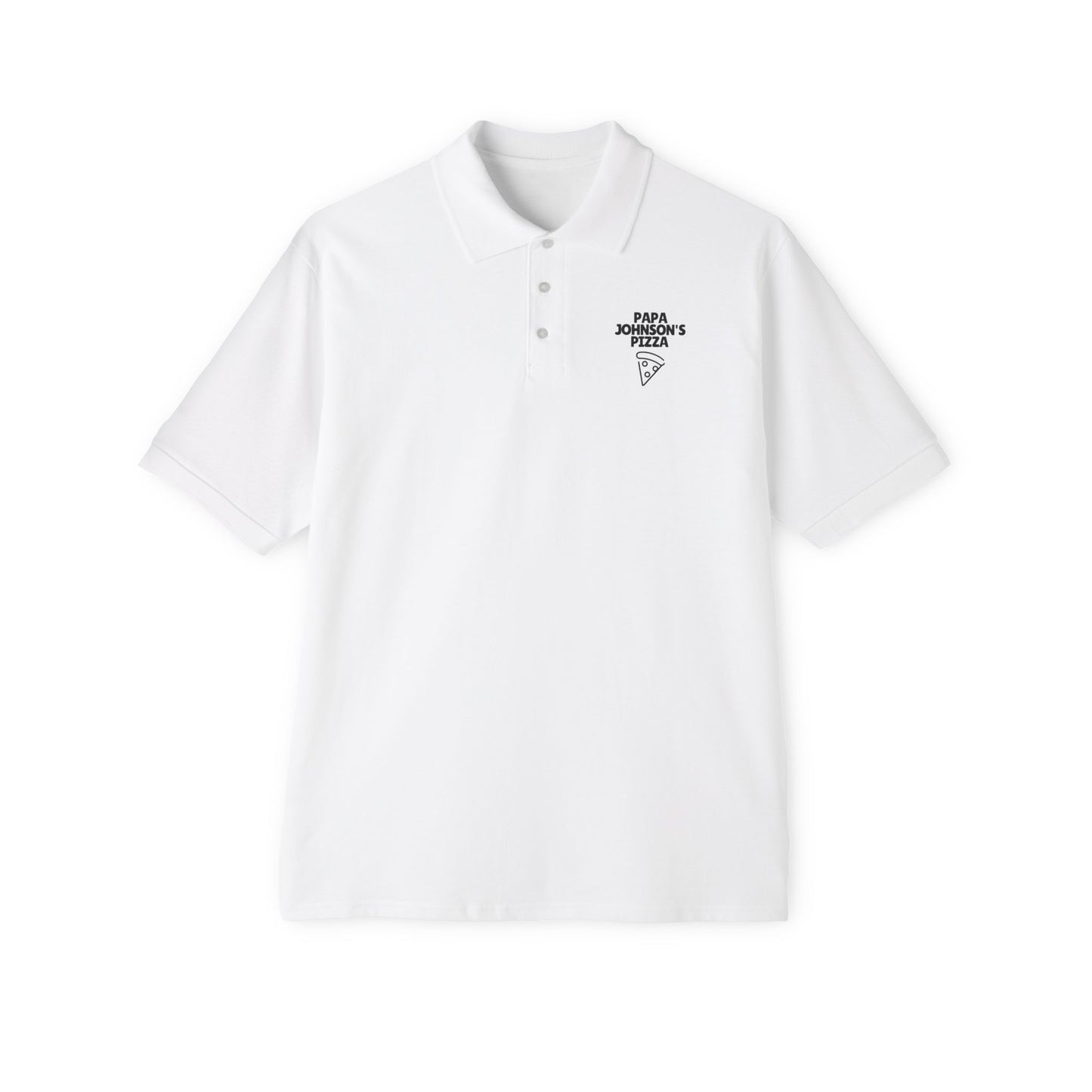 Papa Johnson's Pizza Men's Polo