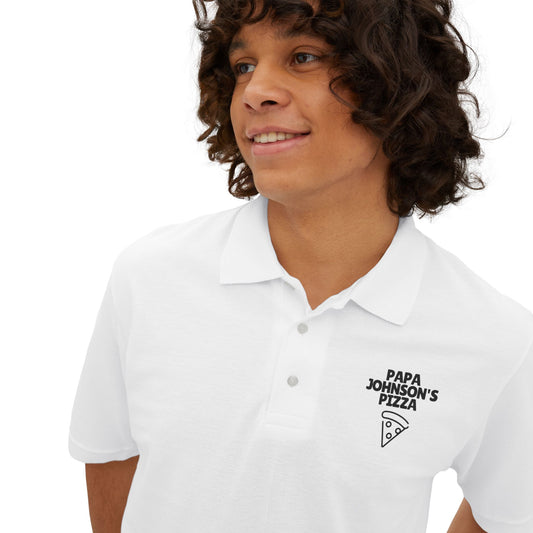 Papa Johnson's Pizza Men's Polo