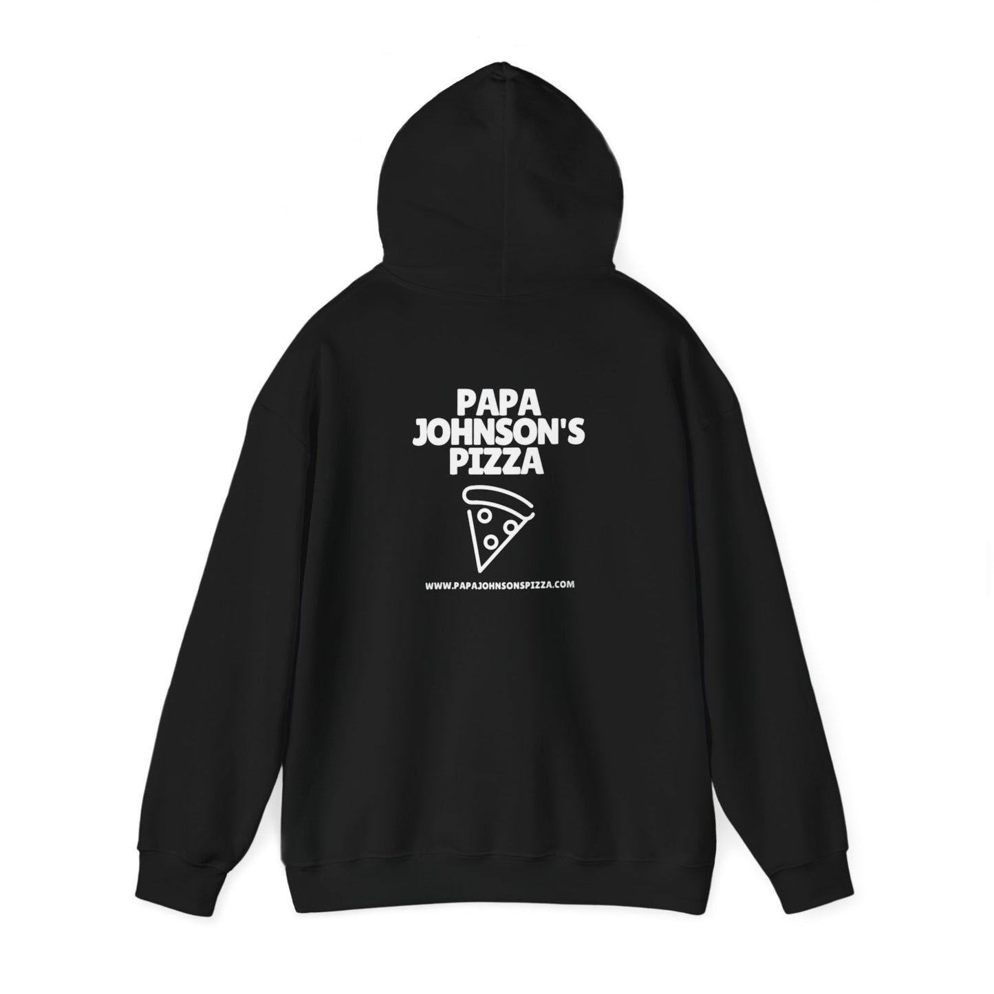 Papa Johnson's Pizza Hooded Sweatshirt 100% Cotton