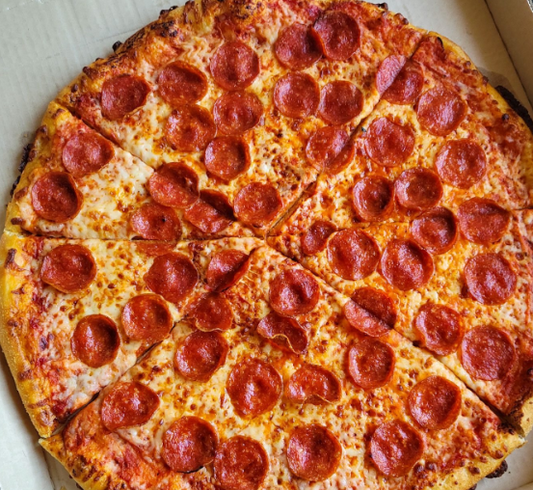 14 inch Large Deep Dish Pepperoni Pizza